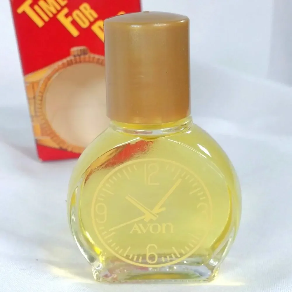 Avon Time for Dad Mini Cologne New in Vintage Box Collectible Men's Fragrance